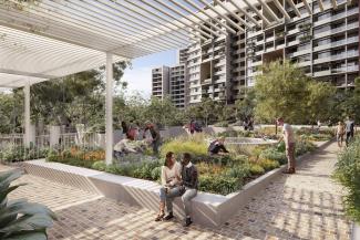 Mission Housing MacPark development community garden