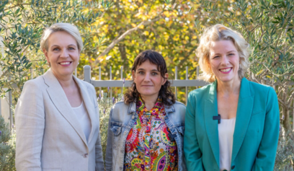 Georgia with Tanya Plibersek MP and Clare O'Neill MP